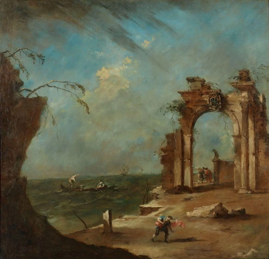 Capriccio con rovine